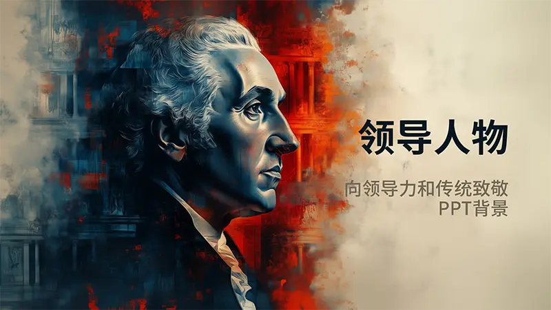 领导人物向领导力和传统致敬PPT背景免费PPT下载