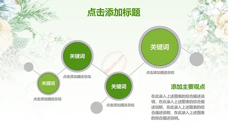 绿色教师说课模板教学课件PPT模版免费下载