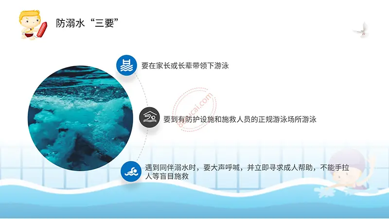溺水了我们怎么办防溺水与溺水救助PPT模板免费ppt下载