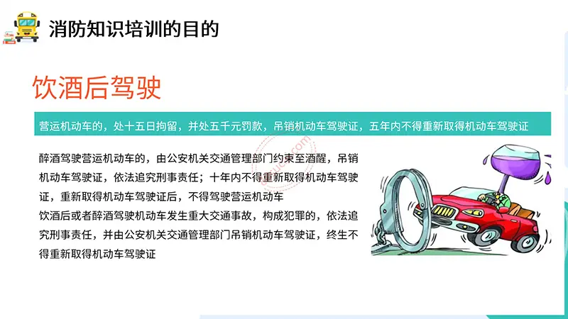 小学交通安全主题PPT模板免费下载