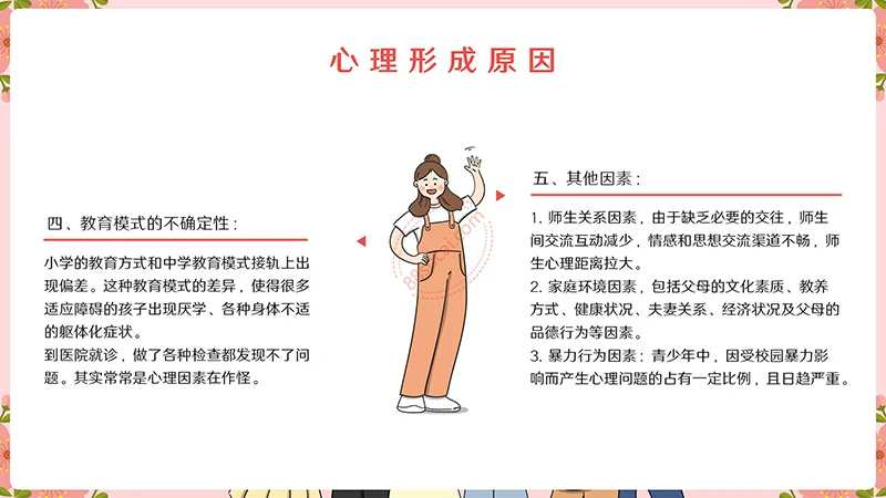 中小学生青少年心理健康辅导及解决方法指导主题教育PPT模板免费下载免费PPT