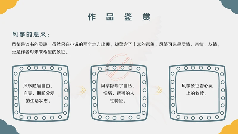 世界名著《追风筝的人》阅读分享PPT演示模板PPT模板免费下载免费PPT