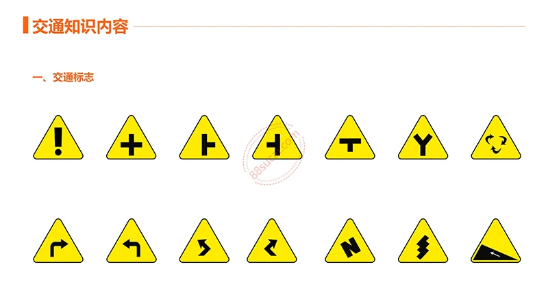 主题班会交通安全教育PPT演示模板免费下载免费PPT