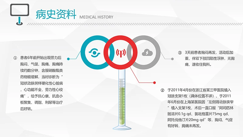 浅蓝色病例演讲比赛PPT演示文稿免费下载免费PPT