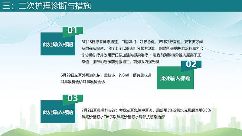 肺部感染护理查房分享的肺部感染病人护理ppt演示文稿免费下载免费PPT