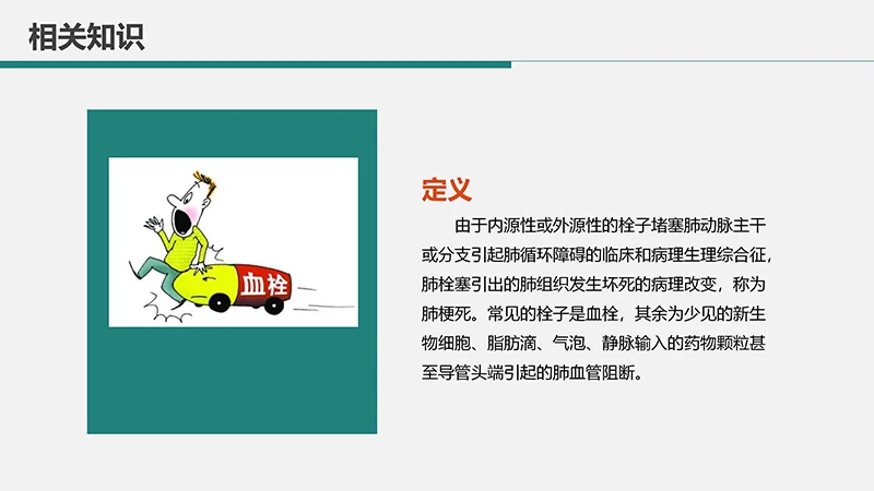 心内科护理查房肺栓塞病人的护理PPT演示文稿免费下载免费PPT