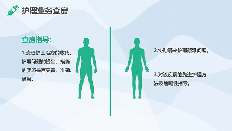 护理业务查房ppt演示文稿免费下载免费PPT
