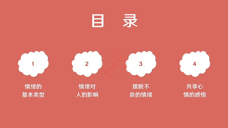 幼儿园中小学心理健康情绪管理主题班会ppt模板免费下载免费PPT