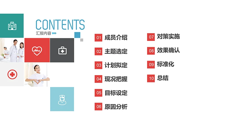 品管圈医疗QCppt演示文稿免费下载免费PPT