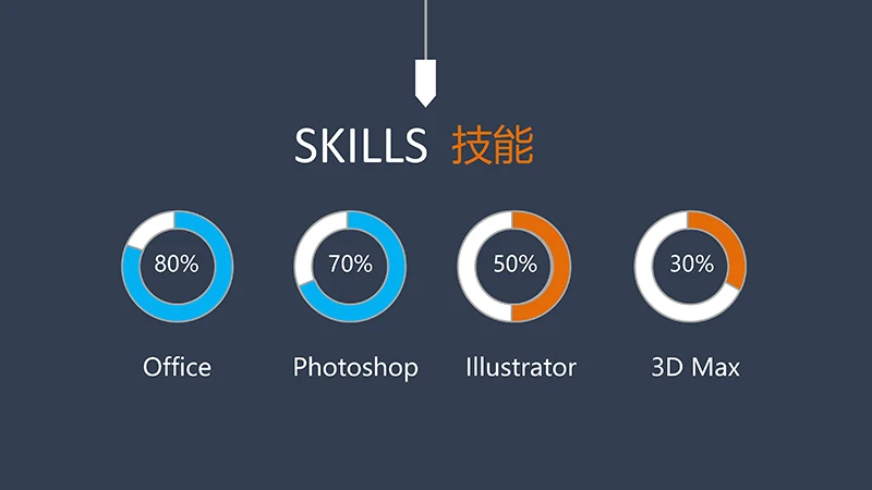 简洁版个人简历ppt模板免费下载免费PPT