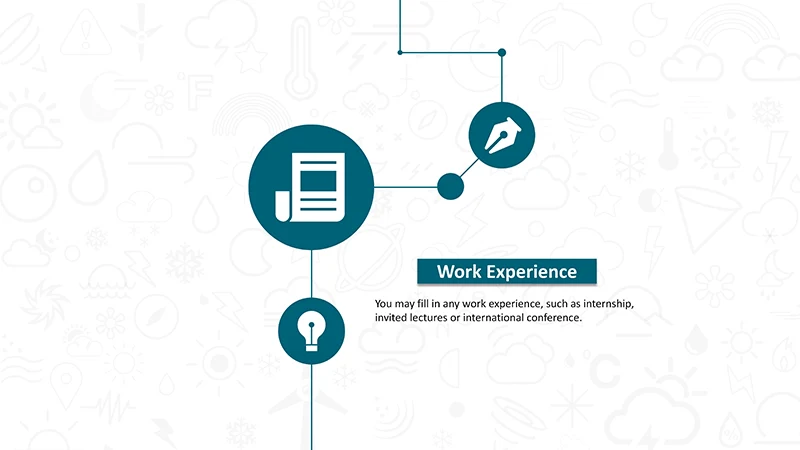 蓝色个人简历ppt模板免费下载免费PPT