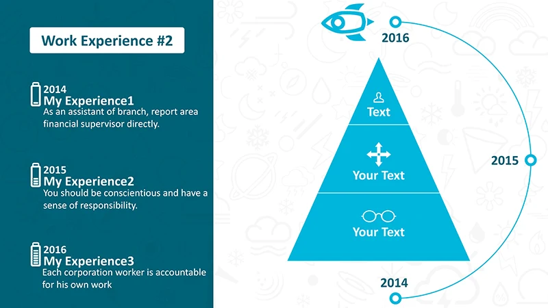蓝色个人简历ppt模板免费下载免费PPT