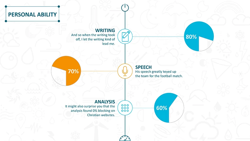 蓝色个人简历ppt模板免费下载免费PPT