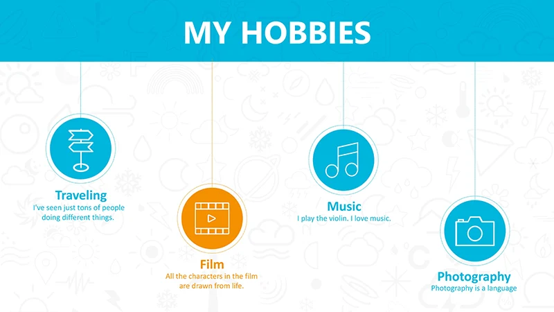 蓝色个人简历ppt模板免费下载免费PPT