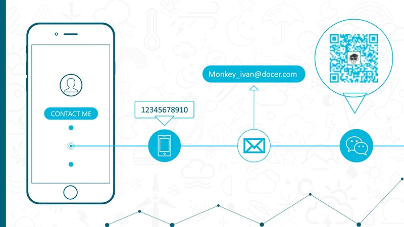 蓝色个人简历ppt模板免费下载免费PPT