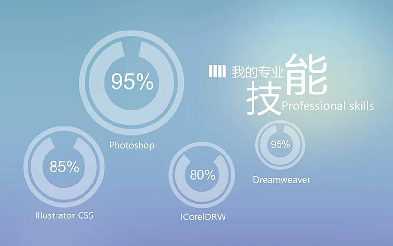 两个色调的求职简历ppt模板免费下载免费PPT