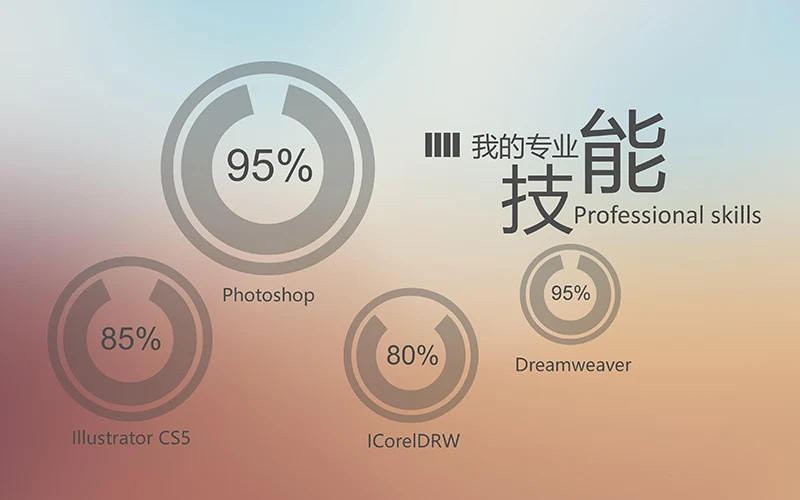 两个色调的求职简历ppt模板免费下载免费PPT