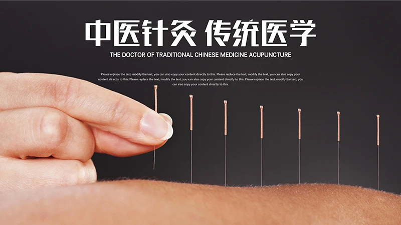 传统医学中医针灸ppt模板免费下载免费PPT