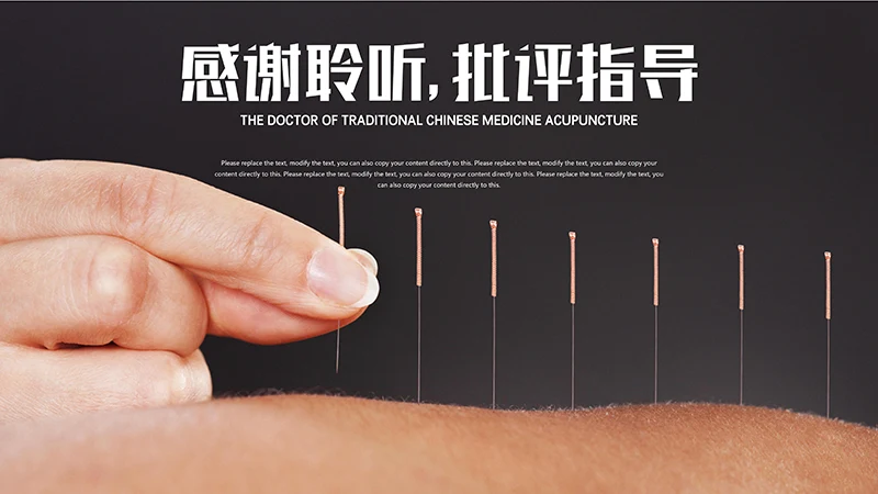 传统医学中医针灸ppt模板免费下载免费PPT