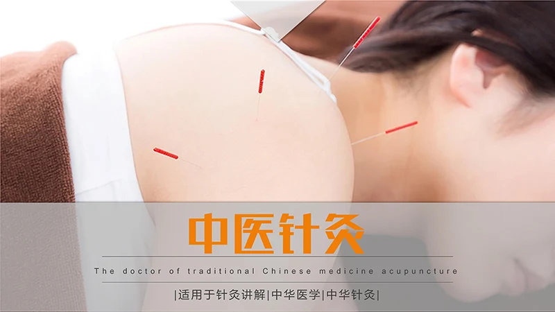 现代风中医针灸ppt模板免费下载免费PPT