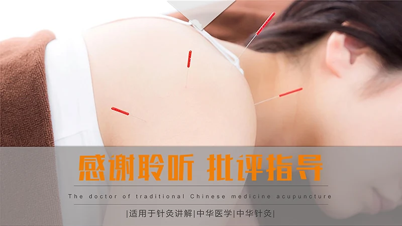 现代风中医针灸ppt模板免费下载免费PPT