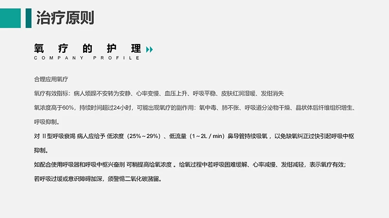 呼吸衰竭的护理查房ppt演示文档免费下载免费PPT