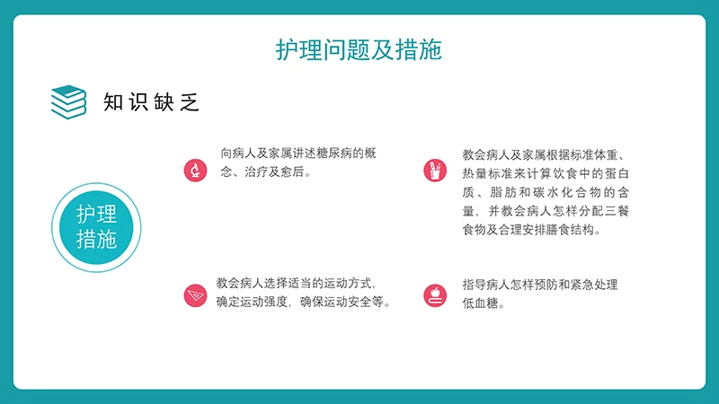 糖尿病护理查房ppt演示文档免费下载免费PPT