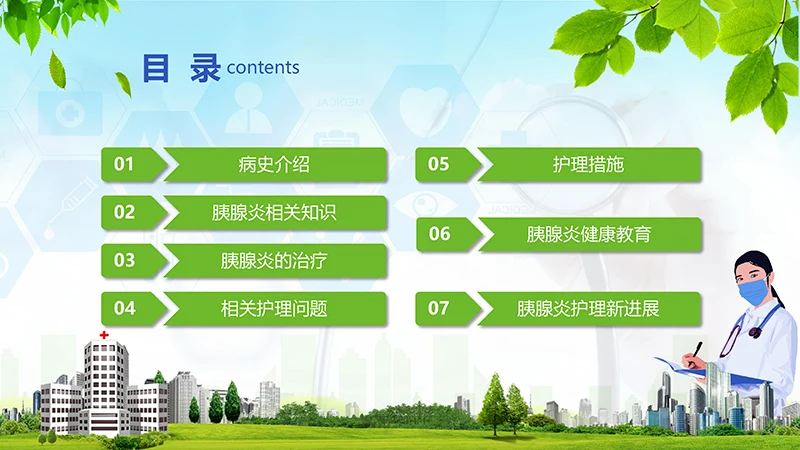 急性胰腺炎护理查房ppt演示文档免费下载免费PPT