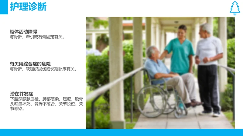 股骨颈骨折护理查房ppt演示文档免费下载免费PPT