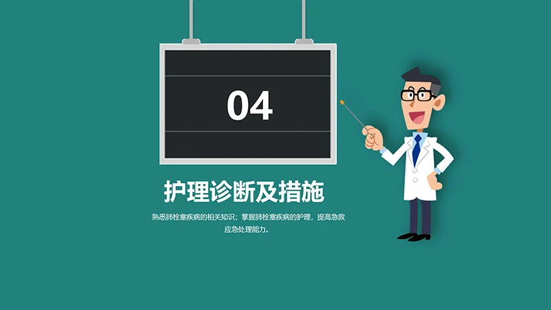肺栓塞病人的护理心内科护理查房ppt演示文档免费下载免费PPT