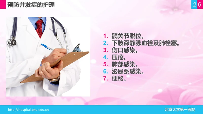 股骨颈骨折护理查房ppt演示文档免费下载免费PPT