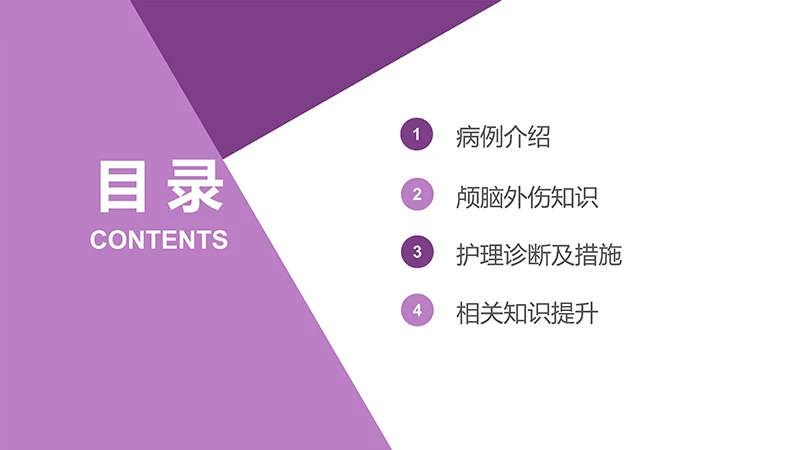 颅脑外伤护理查房ppt演示文档免费下载免费PPT